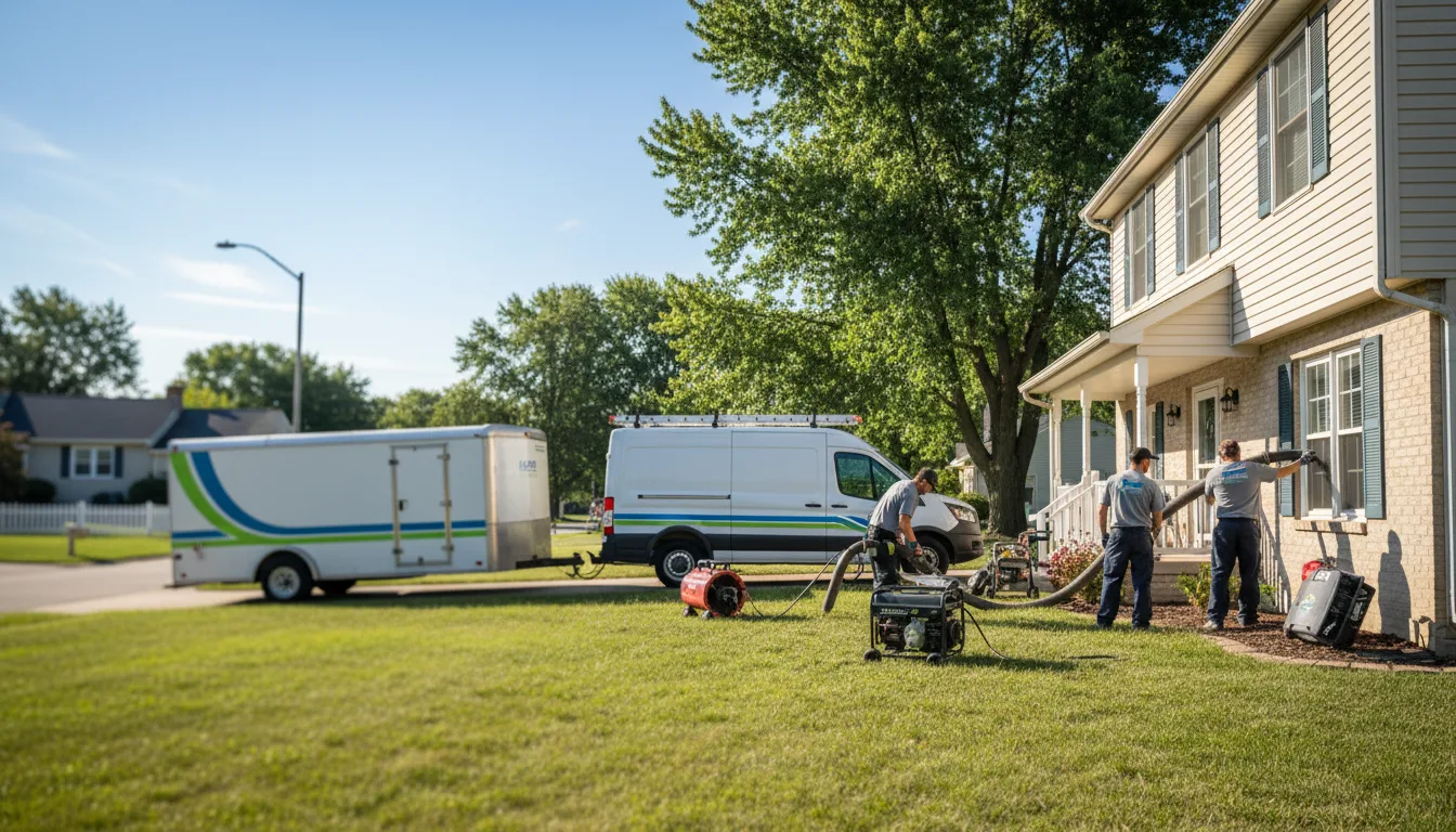 Flooded Basement Restoration And Cleanup With Repair in Underwood, IA near me